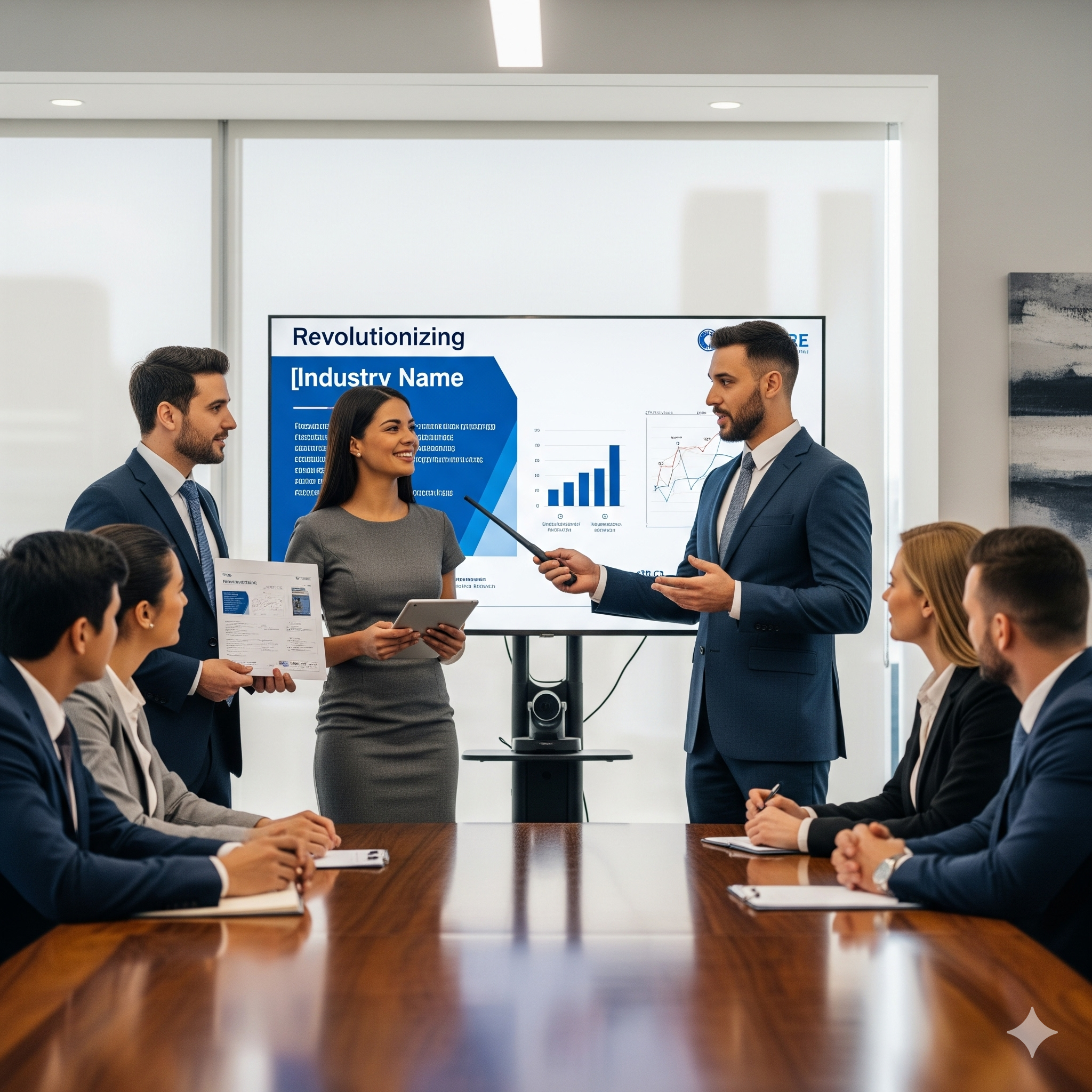 Professional pitch deck presentation